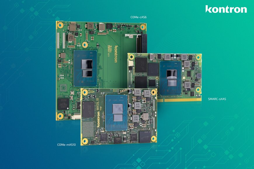 Kontron COM Express® und SMARC Module mit Intel Atom® Prozessoren der neuesten Generation und niedriger Leistungsaufnahme